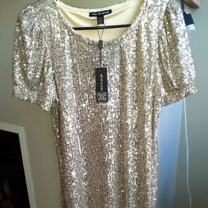 Cable & Gauge sequin NWT above-knee dress
